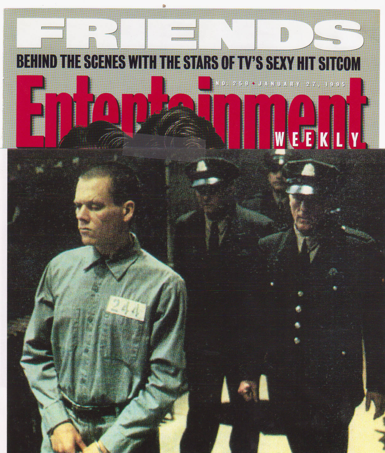 James as policeman - The magazine cover